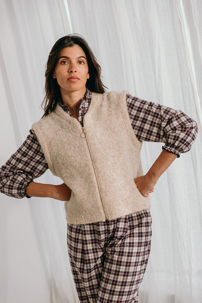 Dré bouclé knit jacket
