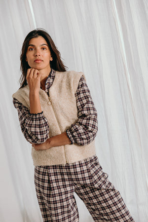 
                  
                    Dré bouclé knit jacket
                  
                