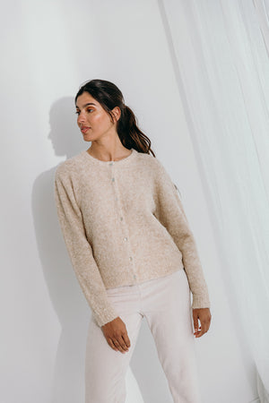 
                  
                    Dré bouclé knit cardigan
                  
                