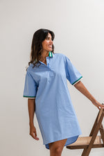 Joanne poplin shirt dress